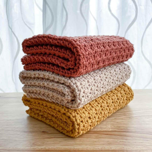 Textured Hand and Dish Towel Crochet Pattern